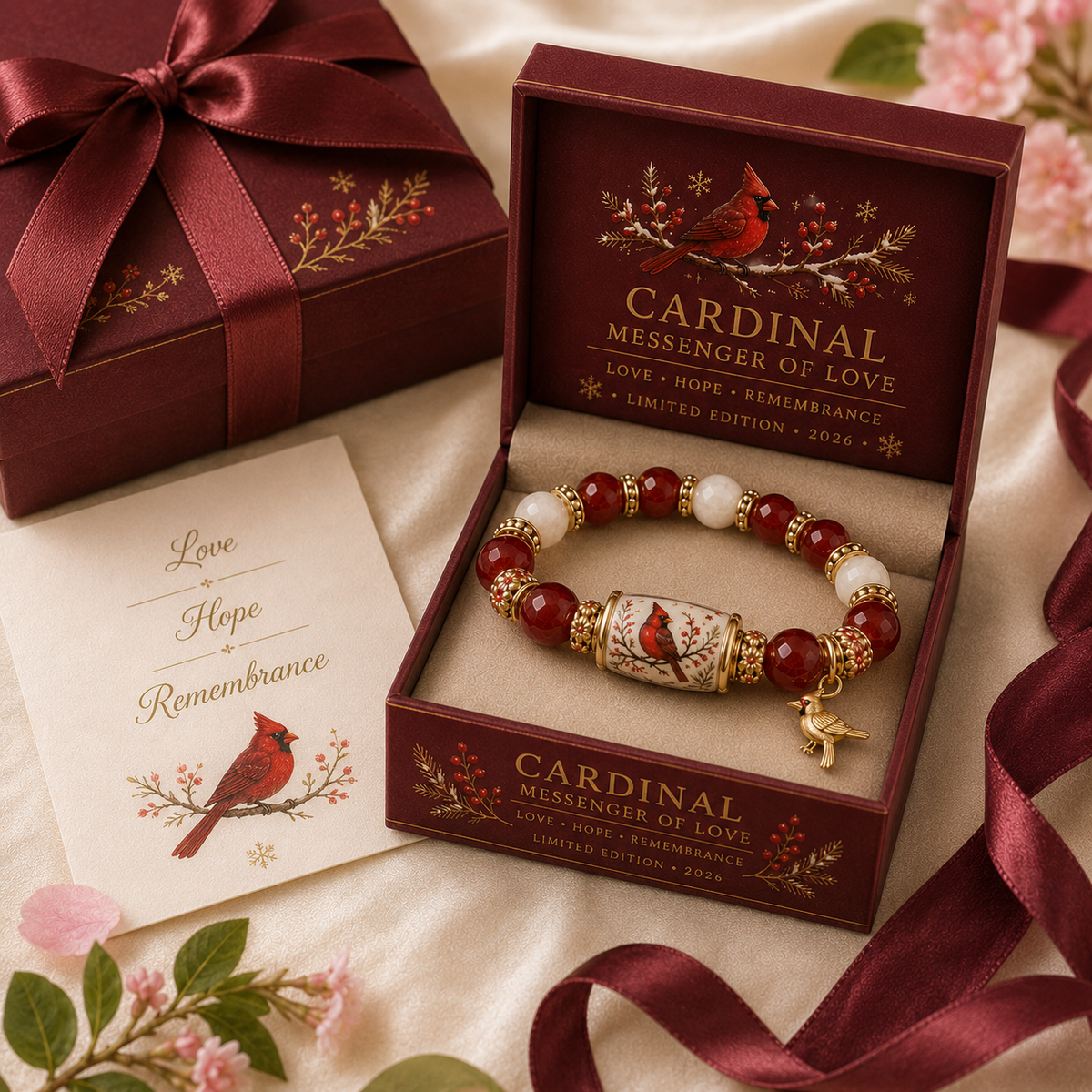 ❤️ Love, Remembrance & Cardinal Blessings 🕊️ | 2026 Limited Edition Bracelet
