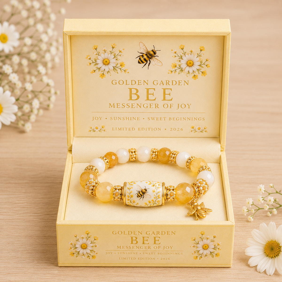 ☀️Warmth, Joy & Brighter Days Ahead🐝2026 Limited Edition Bee Blessings  Bracelet