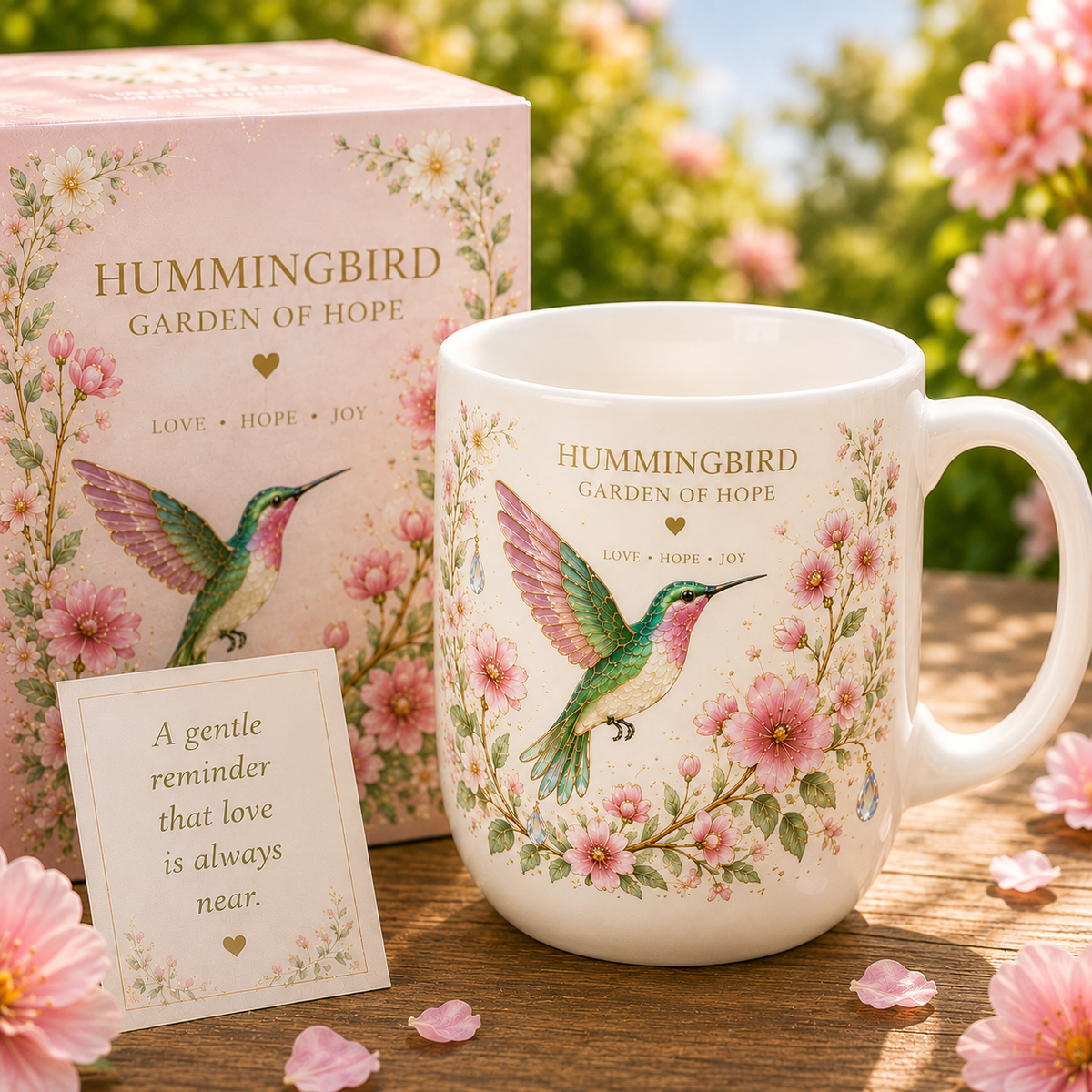 🌸 Limited Edition 2026 Garden Morning Bliss Hummingbird Mug ☕