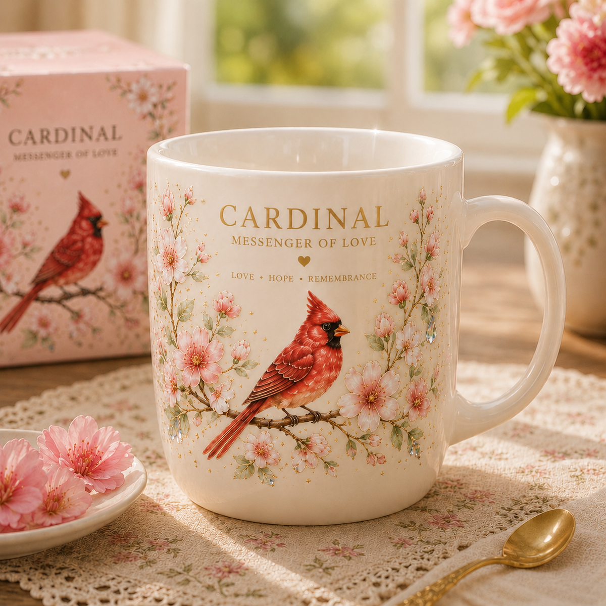❤️ Limited Edition 2026 Cardinal Messenger of Love Mug ☕
