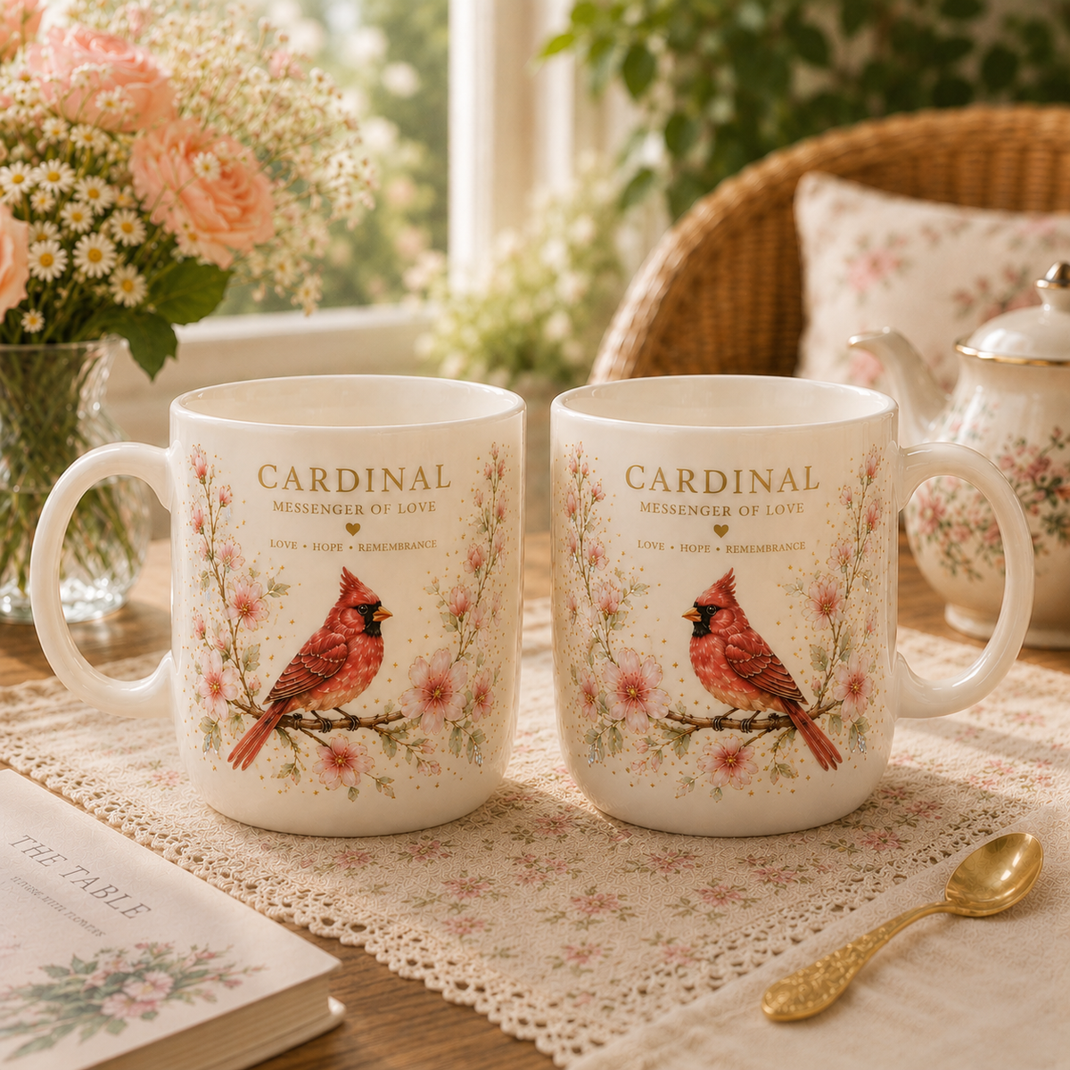 ❤️ Limited Edition 2026 Cardinal Messenger of Love Mug ☕