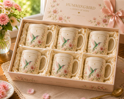 🌸 Limited Edition 2026 Garden Morning Bliss Hummingbird Mug ☕