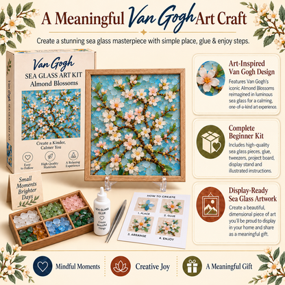 🎨 Van Gogh Sea Glass Art Kit Series