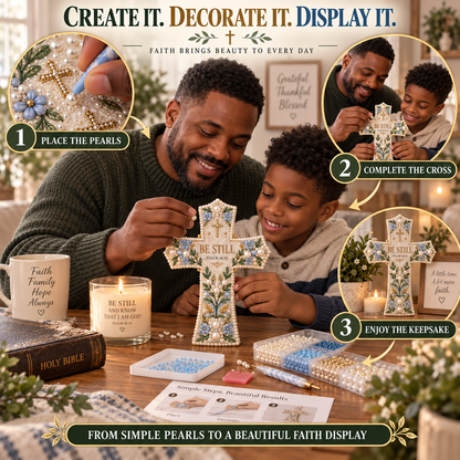 🎄 ✨ Last Day 49% OFF ✝️ Scripture Cross DIY Kit Collection