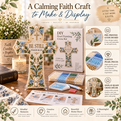 🎄 ✨ Last Day 49% OFF ✝️ Scripture Cross DIY Kit Collection